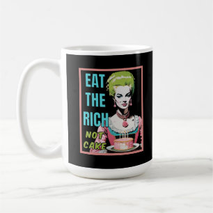 Caneca De Café Coma os Ricos, Não Bolo