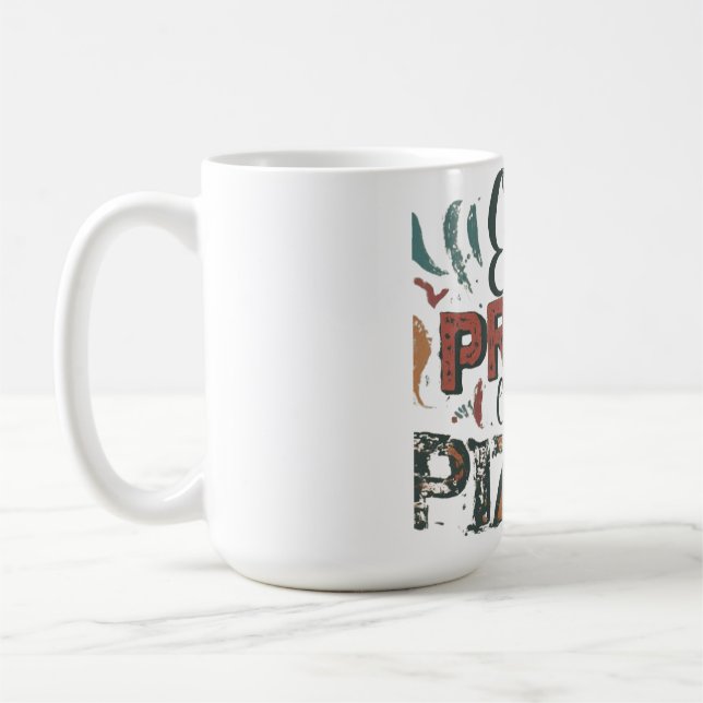 Caneca De Café Coma, Reze, Pizza De Amor (Esquerda)