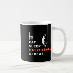 Caneca De Café Coma Sleep Bysketbyll Repete o treinador Hooper