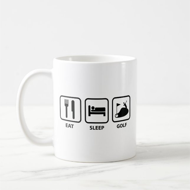 Caneca De Café Coma Sleep Golf Coffee Mug (Esquerda)