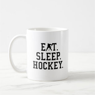 Caneca De Café Coma Sonho Hockey - Amantes do Hóquei