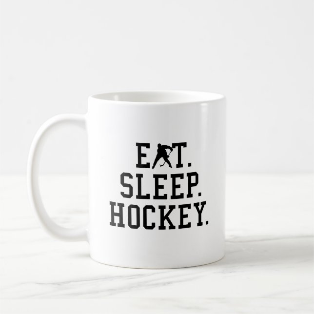 Caneca De Café Coma Sonho Hockey - Amantes do Hóquei (Esquerda)