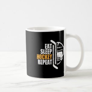 Caneca De Café Coma Sonho Hockey Repita Natal Para Adolescente Ad