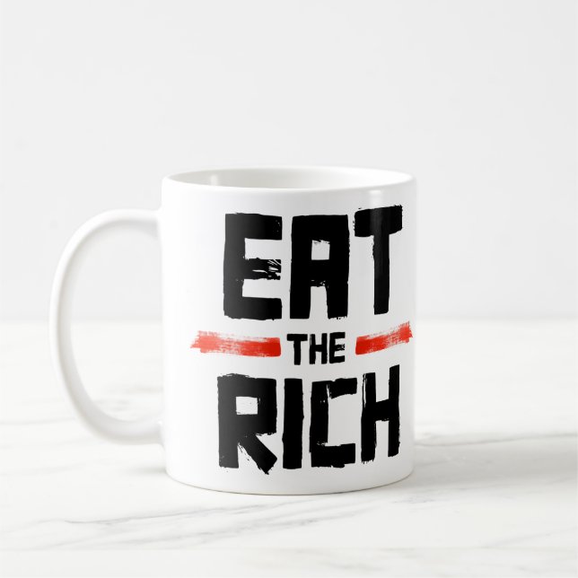 CANECA DE CAFÉ COMAM OS RICOS (Esquerda)