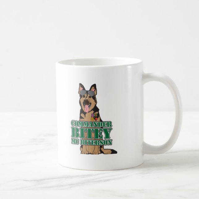 Caneca De Café Comandante Bitey McBiterson (Direita)