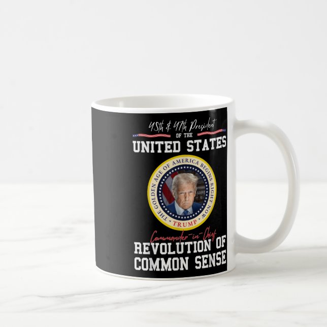 Caneca De Café Comandante-Chefe da Idade do Ouro da América (Direita)