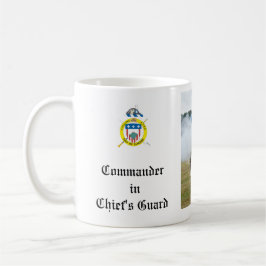 Caneca De Café Comandante na Guarda do Chefe