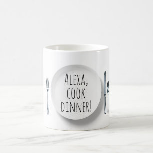 Caneca De Café Comando de controle de Alexa para cozinhar o