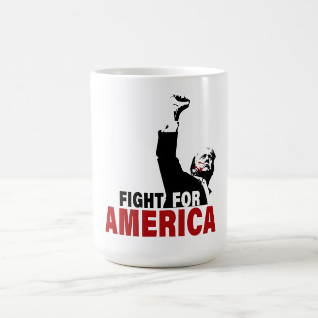 Caneca De Café Combate À Luta Contra A Bomba Na América (Centro)