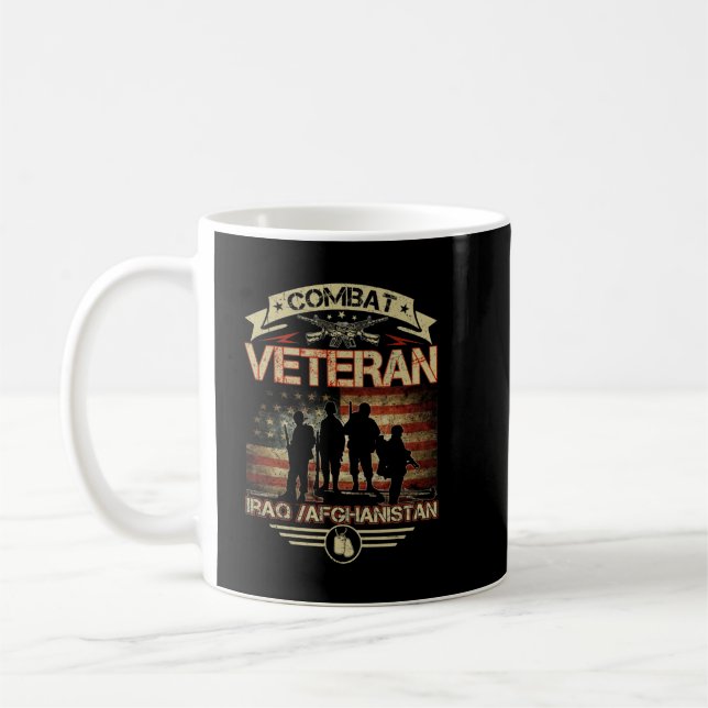 Caneca De Café Combate ao Iraque Veterano (Esquerda)