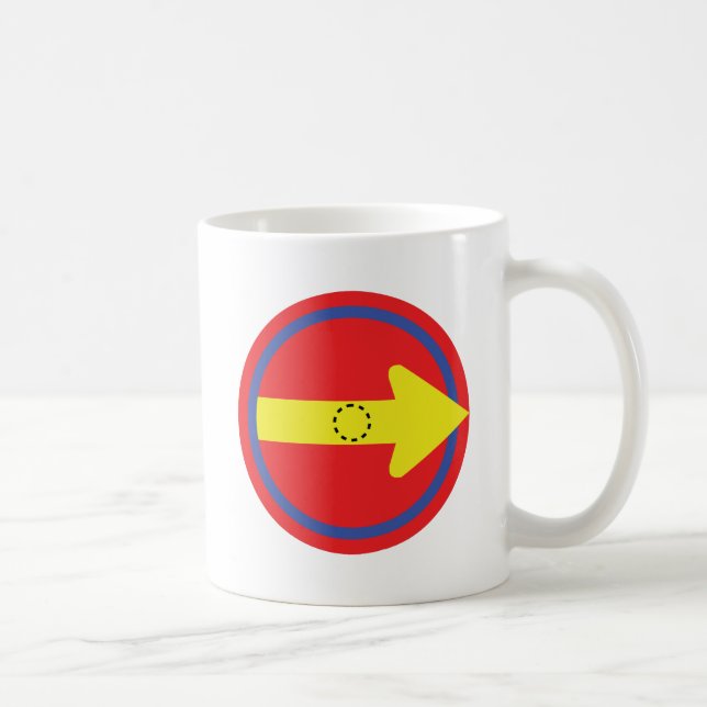 Caneca De Café Combate ao malabarismo (Direita)
