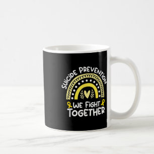 Caneca De Café Combatemo-Nos Juntos Com A Camisa De Sensibilizaçã