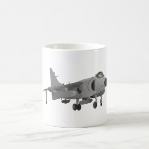 Caneca De Café Combatente de Jato de Harrier