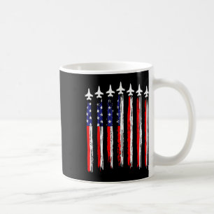 Caneca De Café Combatente Patriótico Americano Jets Sinalizador U