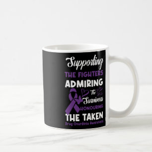 Caneca De Café Combatentes De Apoio Que Honram A Sobredosagem Com