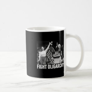Caneca De Café Combater A Oligarchy, Protestar E Resistir A Berni
