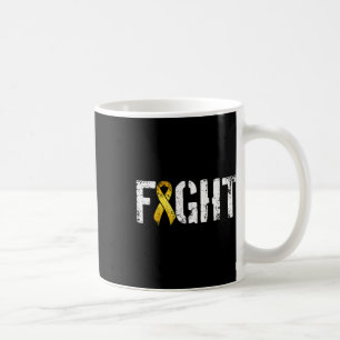 Caneca De Café Combater o Câncer Infantil ao Estilo Militar Faixa