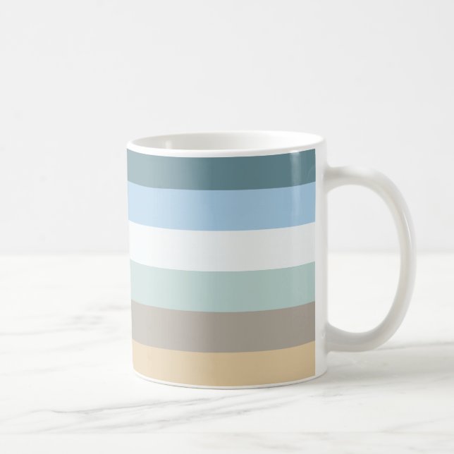 Caneca De Café Combinação de seis cores (Direita)