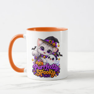Caneca de café Combo de Halloween de Gata Bruxa Fo