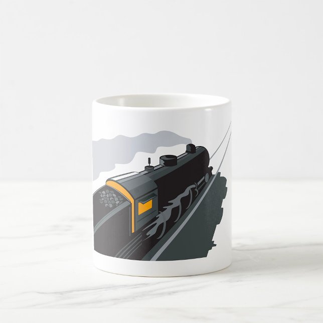 Caneca De Café Comboio a vapor (Criador carregado)