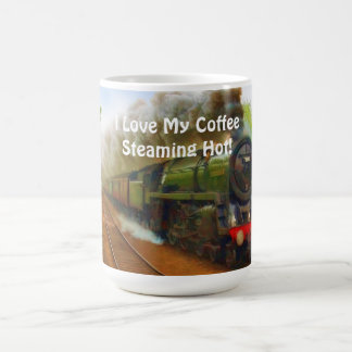 Caneca De Café Comboio a vapor para vias férreas Art III