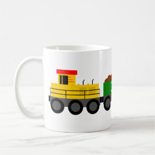 Caneca De Café Comboio amarelo