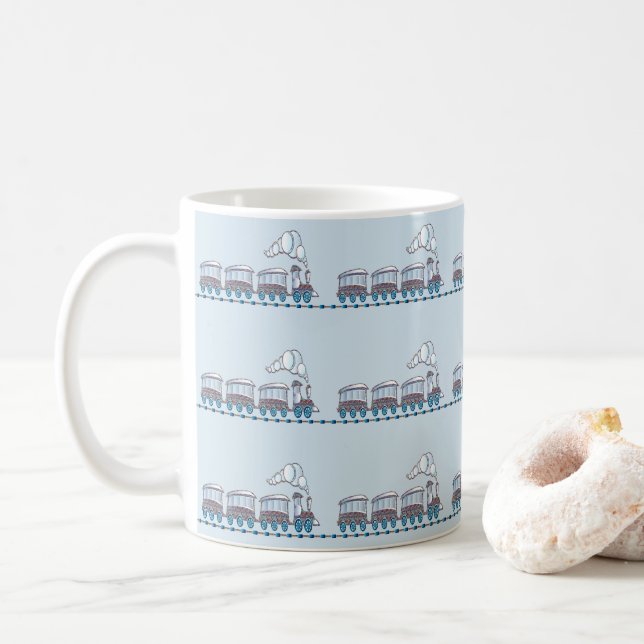 Caneca De Café Comboio de Brinquedo (Com Donut)