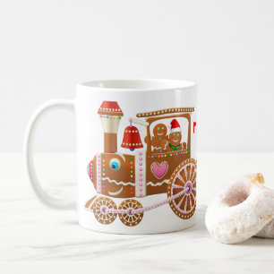 Caneca De Café Comboio de Natal Gingerbird