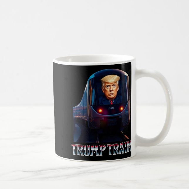 Caneca De Café Comboio de Tump 2025 (Direita)