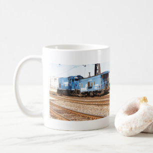 Caneca De Café Comboio Diesel #1633 GP-15-1 e caboose