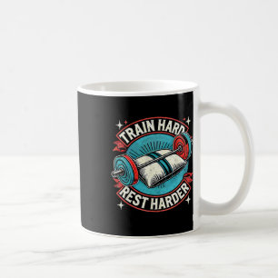 Caneca De Café Comboio Hart Rest Harder Barbell Bodybuilding 1