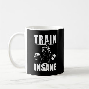 Caneca De Café Comboio Insano - Gym Motivacional, Malhação de Wor