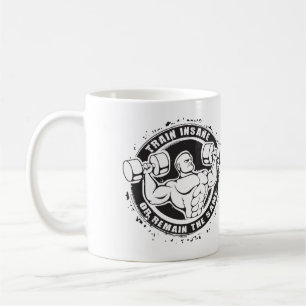 Caneca De Café Comboio Insano Ou Permanecer Igual - Construção De