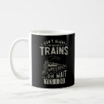 Caneca De Café Comboio Pista Funny Trainspotter Locomotiva Ferrov<br><div class="desc">Locomotiva De Caminhão De Comboio Funny Trainspotter. Entusiasta Ferroviário Entusiasta Humor Railfan.</div>