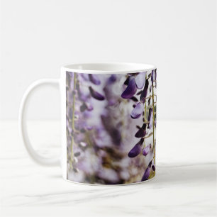 CANECA DE CAFÉ COMBUSTÍVEIS DE FLOR BRANCO E PURO