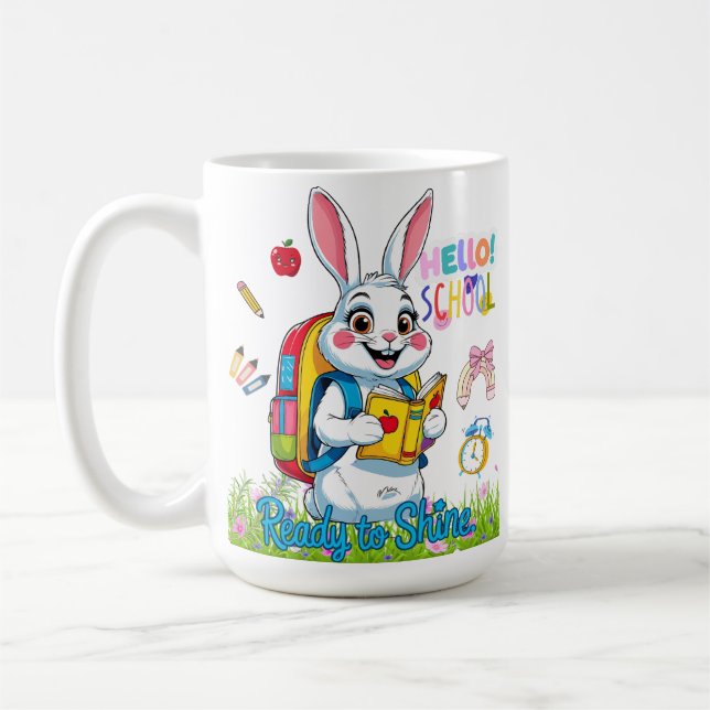 Caneca De Café Combustível da Primeira Série – Pronto para Brilha (Esquerda)