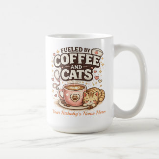 Caneca De Café Combustível de Enfermeira do Turno Noturno: Gatos,