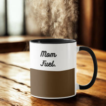 Caneca de Café Combustível de Mãe – Presente Diver