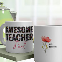 Combustível de Professor Incrível Tipografia Flora