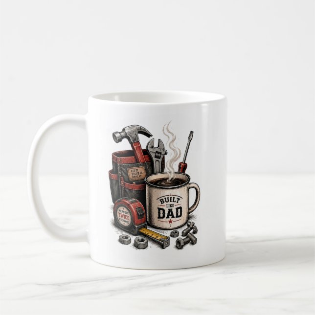 Caneca De Café Combustível de Reparo do Papai (Esquerda)