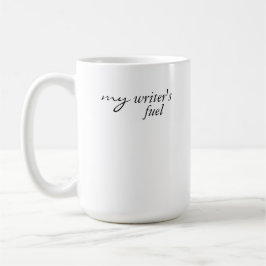 Caneca De Café Combustível do meu escritor | Beber, escrever, rep