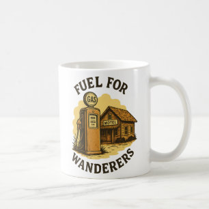 Caneca De Café Combustível para a Arte da Bomba de Gás Retroativa