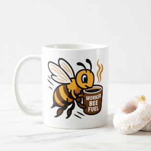 Caneca De Café Combustível para abelhas do trabalhador
