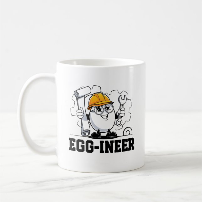 Caneca De Café Combustível para o seu gênio com cada caneca! -Can (Esquerda)