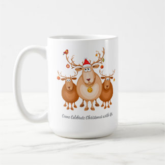 Caneca De Café Come Celebrate Christmas with Us by premora