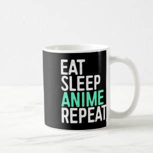 Caneca De Café Come Sleep Anime Repete O Passo De Animação Japonê