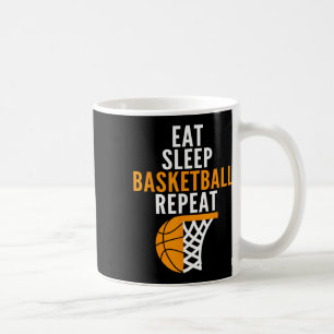 Caneca De Café Come Sleep Bysketbyll Repete Court Byll Players Fa