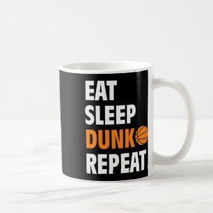 Caneca De Café Come Sleep Dunk Repete Diversão Bysketbyll Bbyll