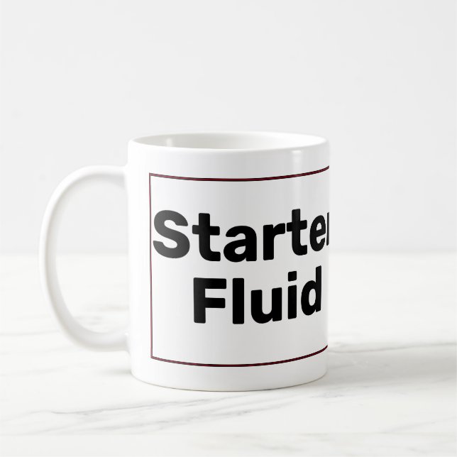 Caneca De Café Começador Fluido Café Mug (Esquerda)