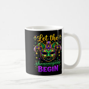 Caneca De Café Começam as Travessuras Meninos de Carnaval